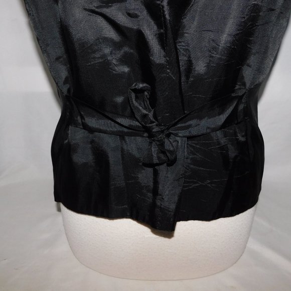 Vintage Minster Leonard Womens 14 Floral Tapestry Button Up Vest - Picture 9 of 11